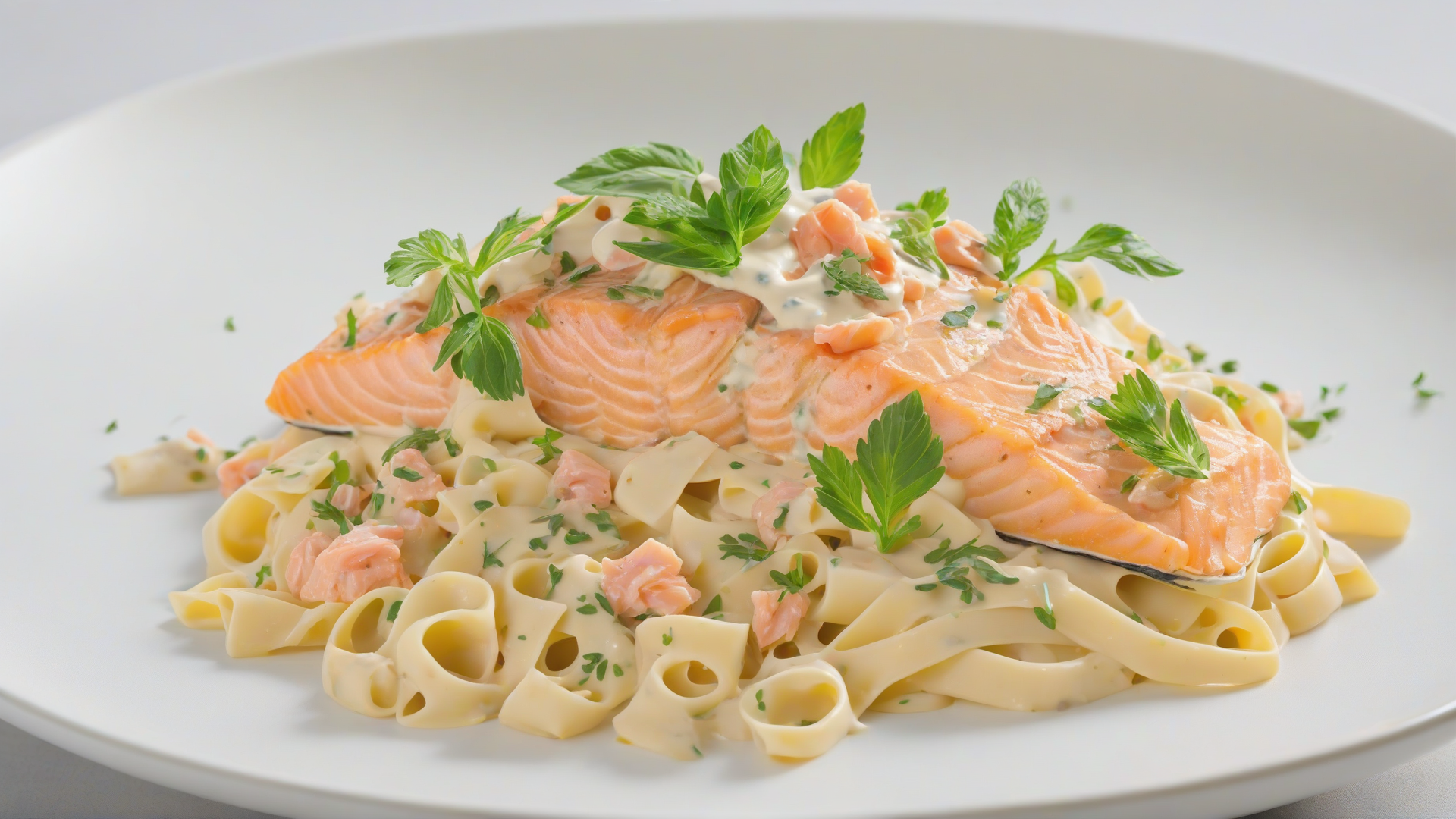 Pasta salmone e panna